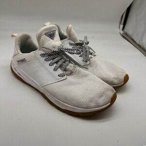 Columbia‎ PFG Tamiami Womens 10.5 White Fishing Boat Shoes Sneakers BL0174-100